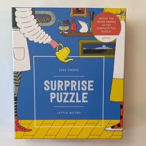 Surprise Puzzle Little Bistro - Galison 1000 Piece Puzzle
